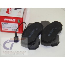 Колодки тормозные передние дисковые R15 Fiat Ducato 2.3 JTD (77362219) MGA